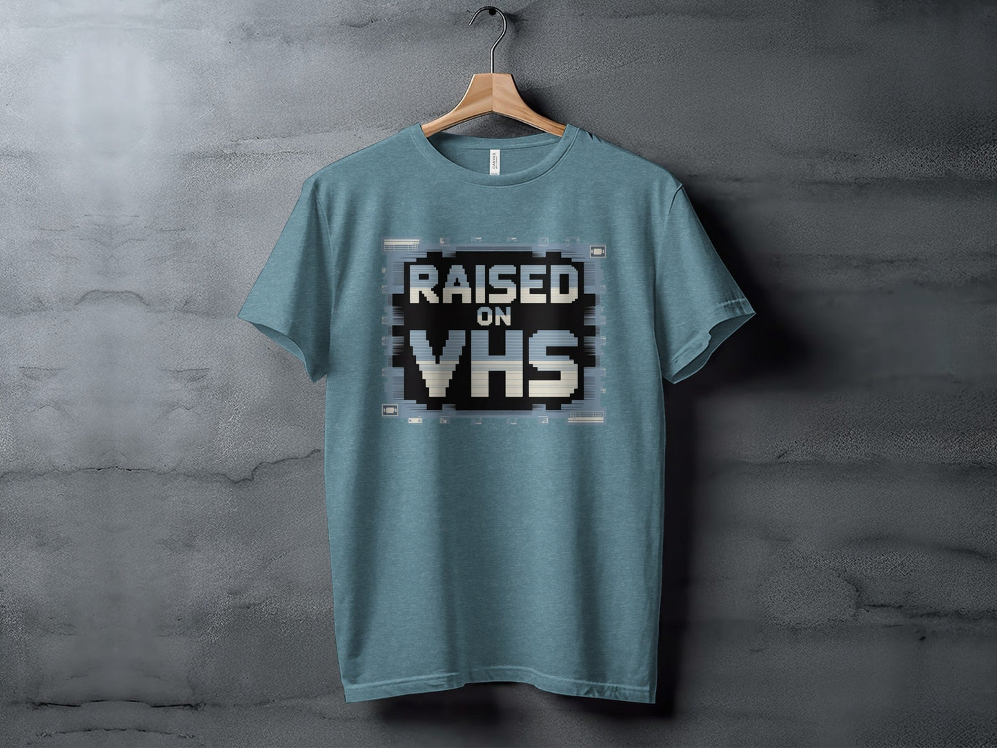 Raised on VHS Cassette Retro Design Cool T-Shirt