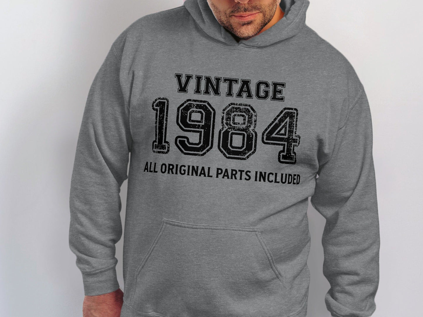 Vintage 1984 All Original Parts Included Design Hoodie
