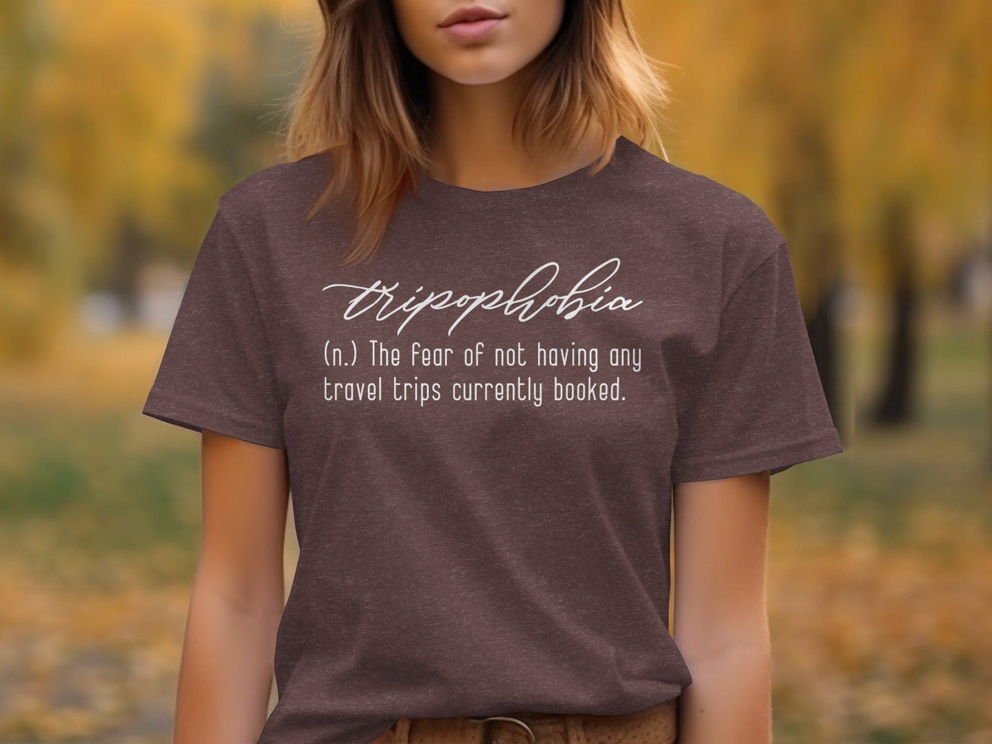 Tripophobia Definition The Fear Of Travel Trips T-Shirt