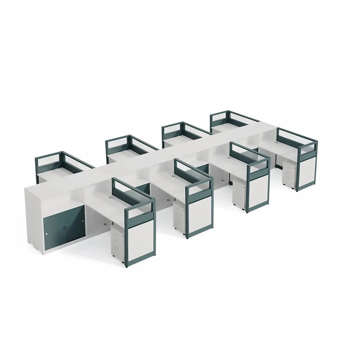 Trevio · L-Shaped Cubicle Workstation