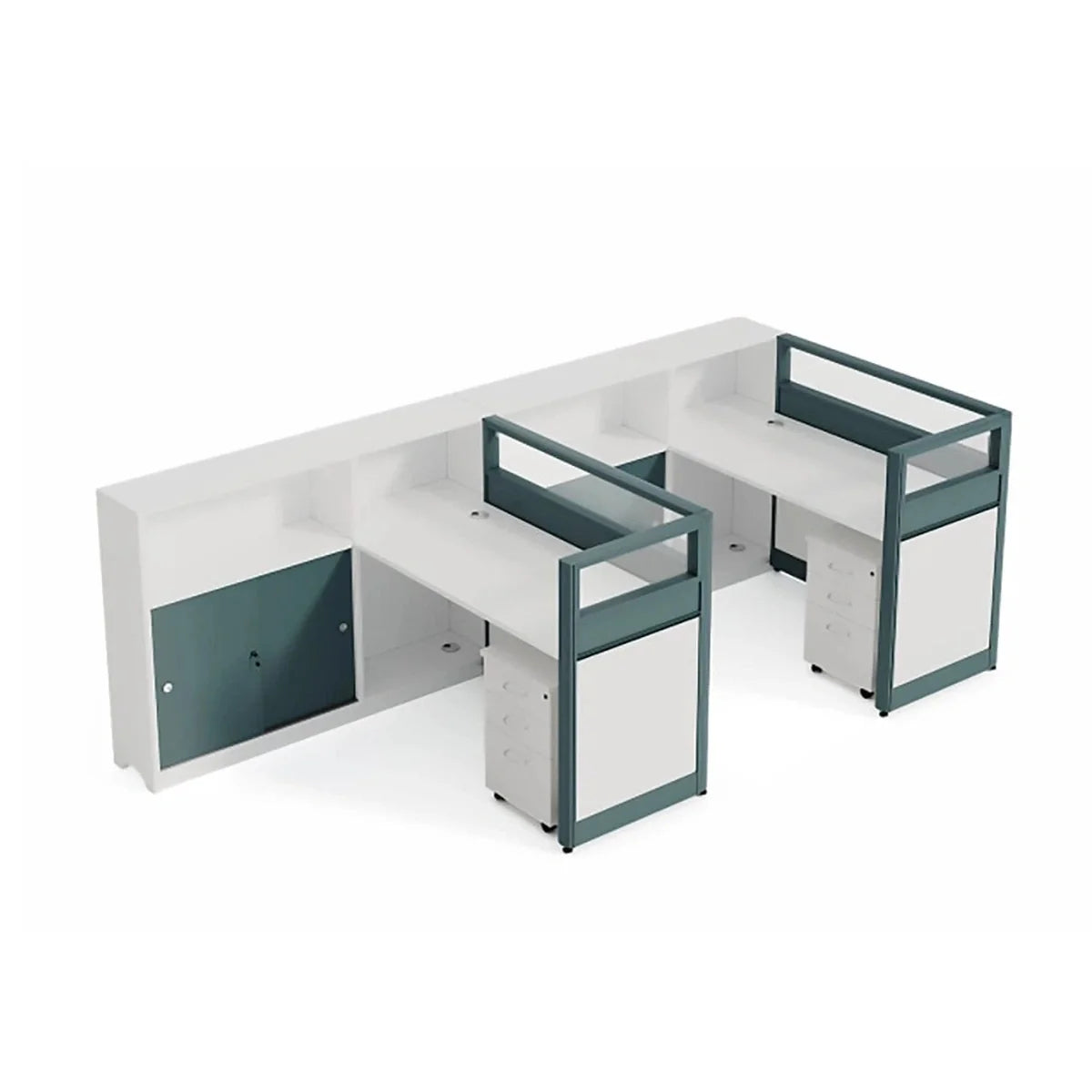 Trevio · L-Shaped Cubicle Workstation