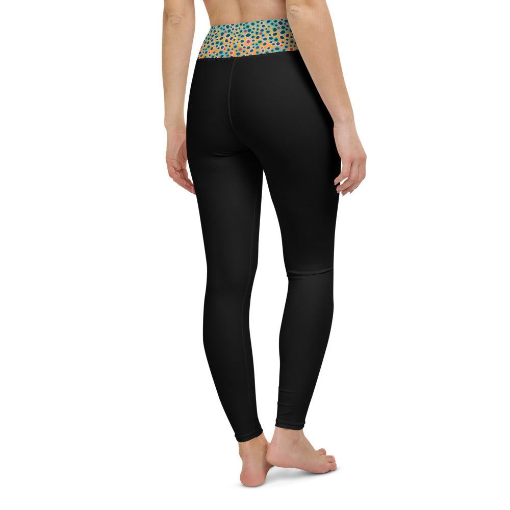 Brown Trout Waist Leggings