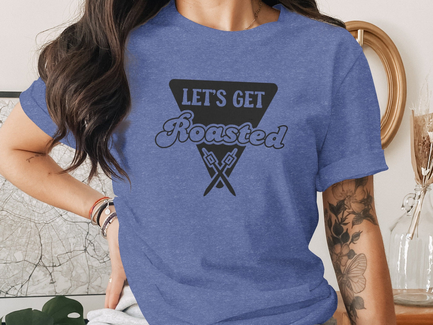 Let's Get Roasted Marshmallow Roasting Sticks T-Shirt