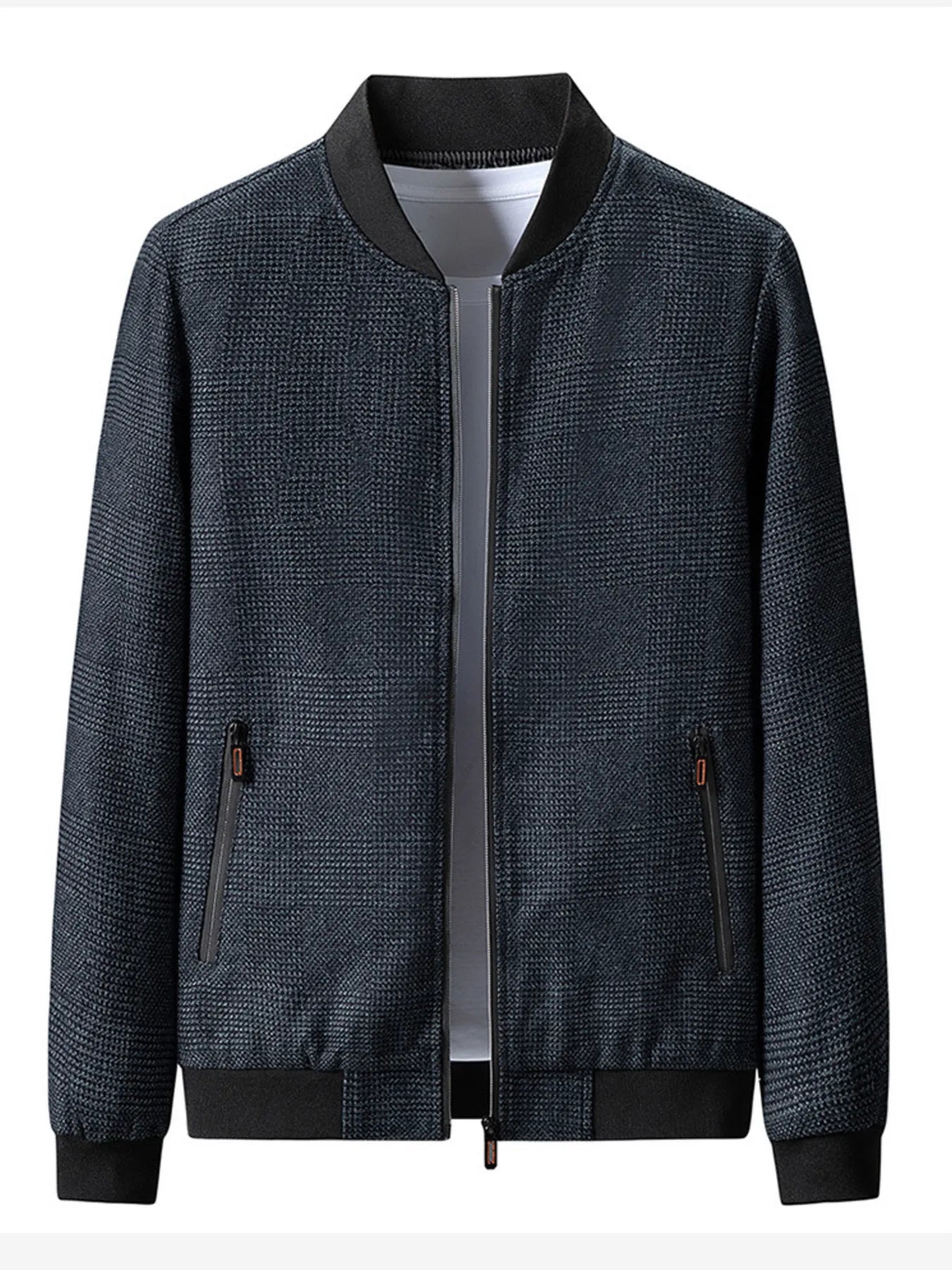 Men's Plus Size Casual Button Up Jacket