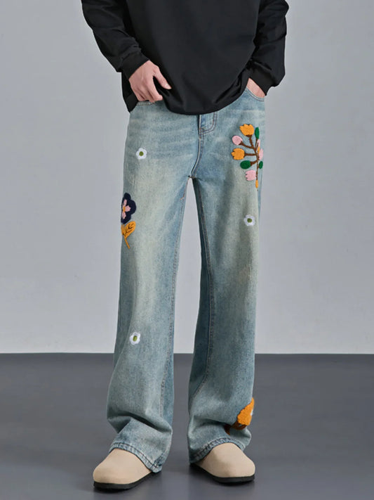 Men's Wide Leg Jeans