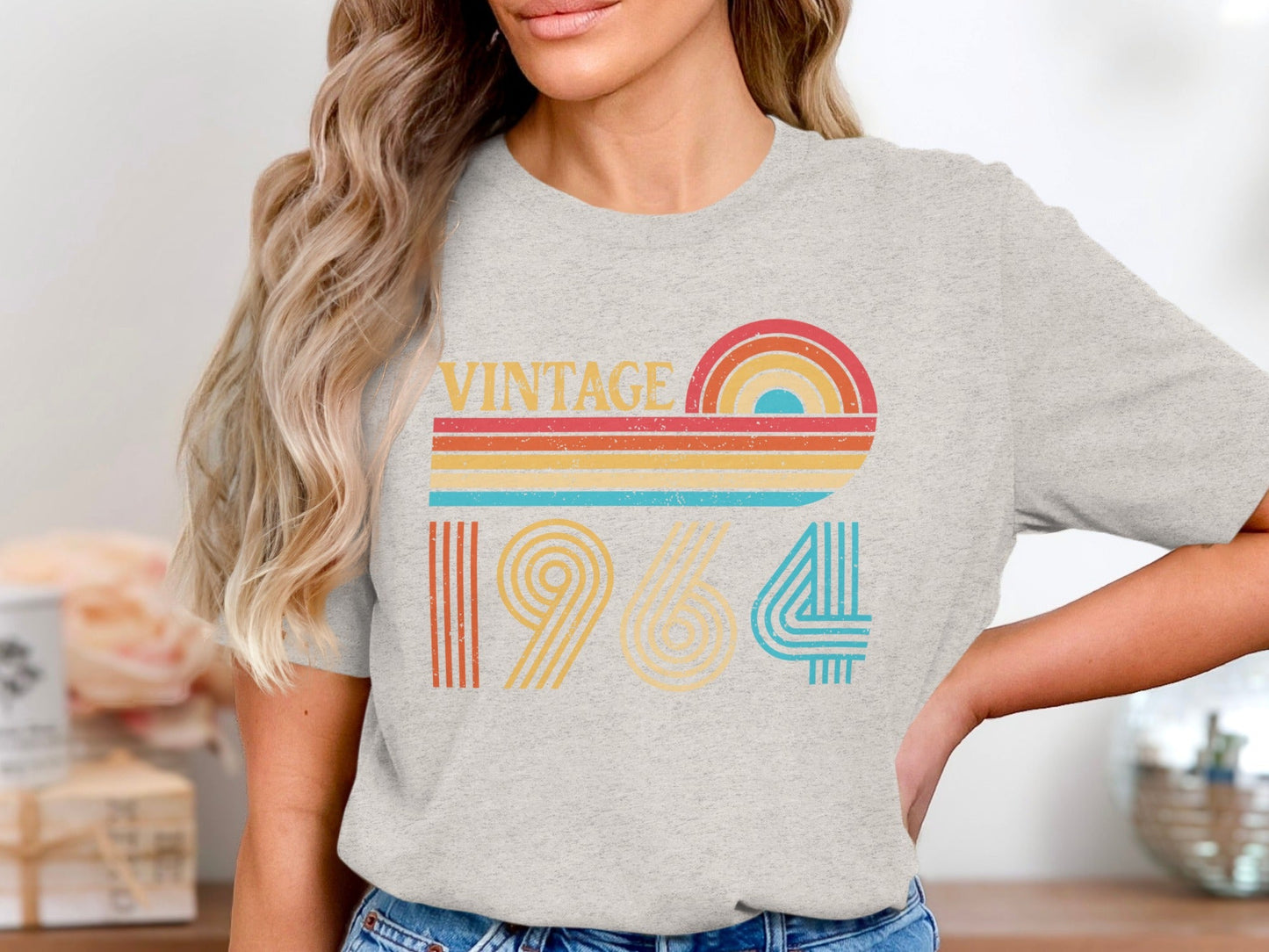 Groovy Vintage 1964 Retro Birthday Gift Idea T-Shirt
