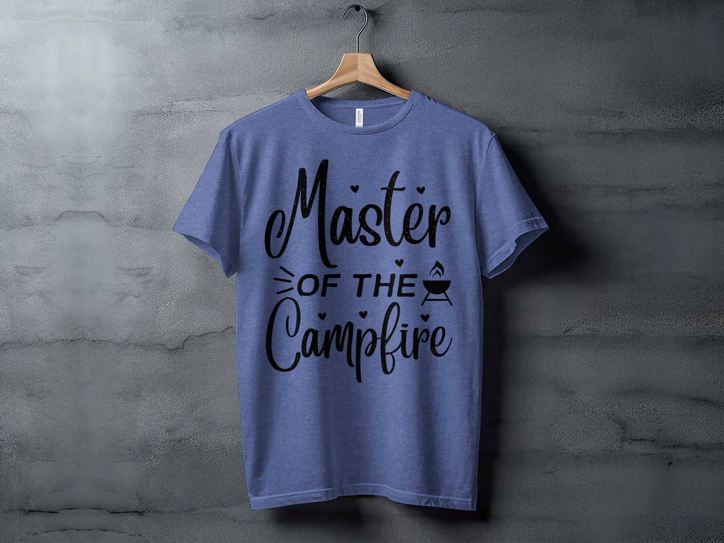 Master of The Campfire Design With Hearts T-Shirt