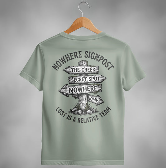 Nowhere Signpost: Wanderer's Path T-Shirt