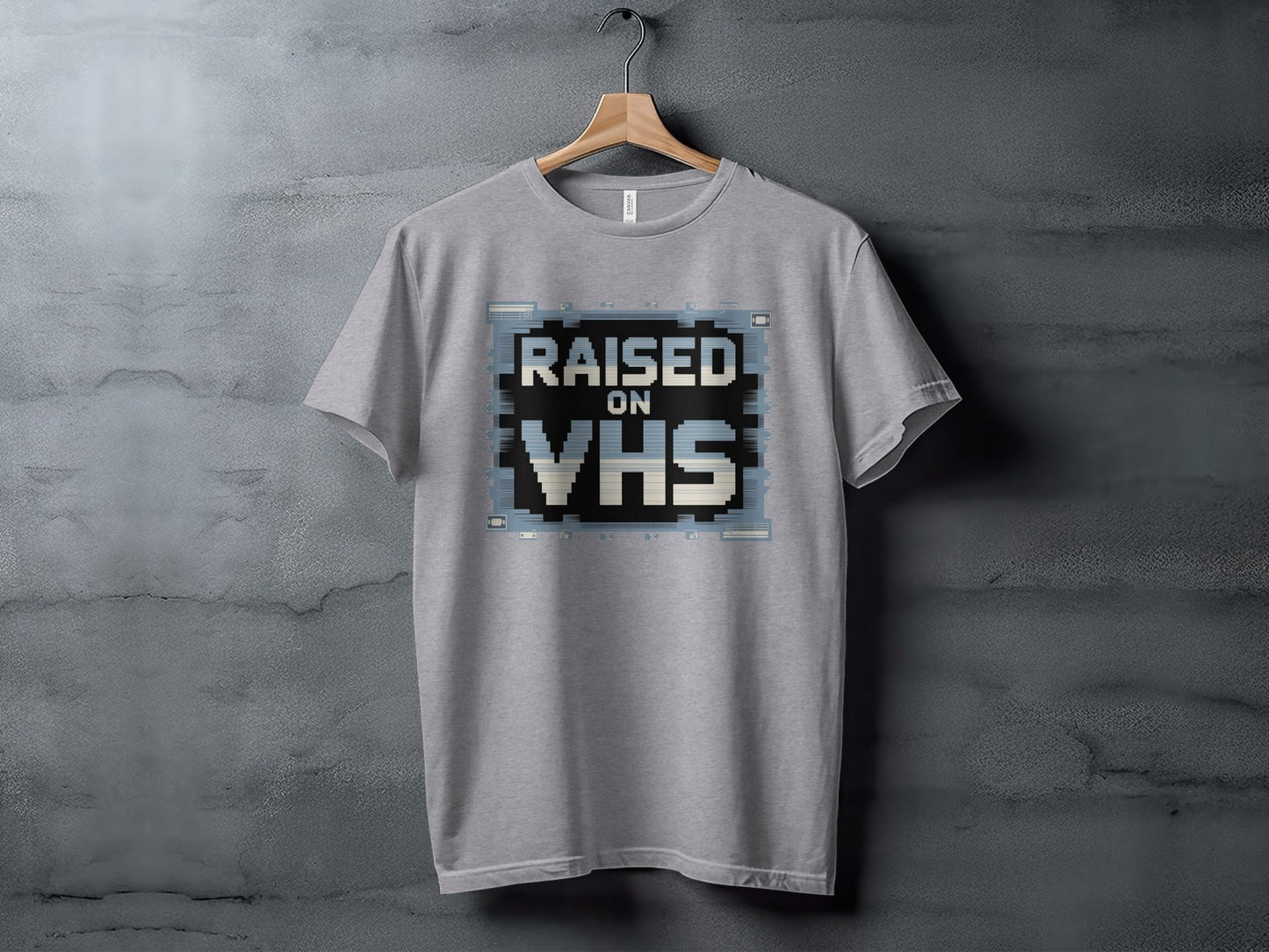 Raised on VHS Cassette Retro Design Cool T-Shirt