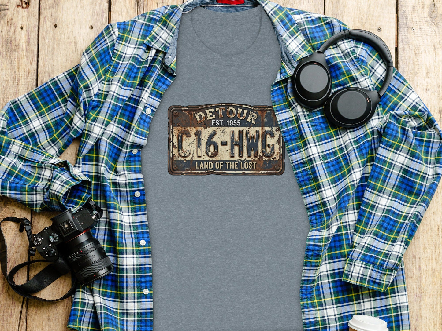 Land of the Lost Detour Plate: The Explorer's Adventure Tee