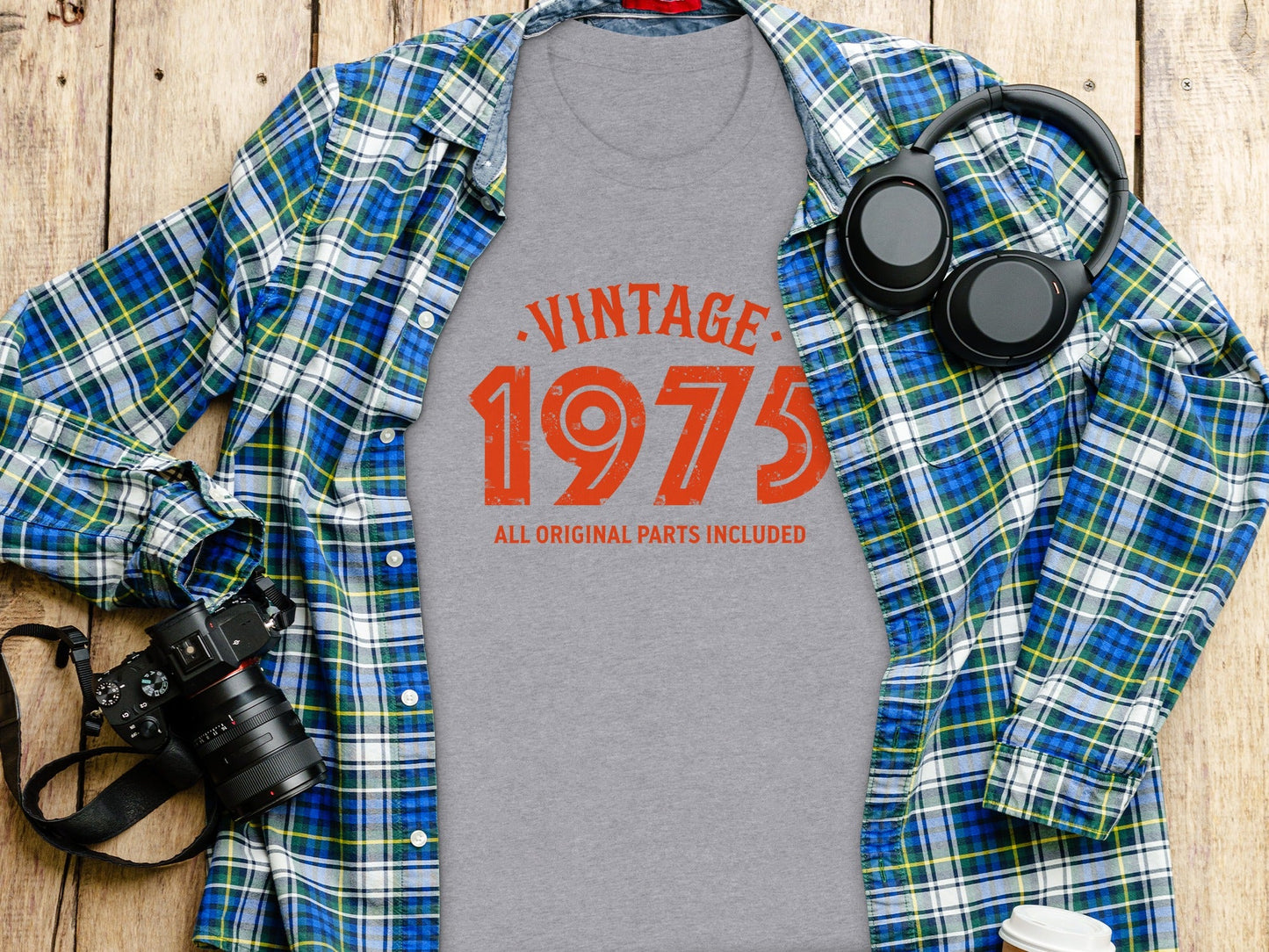 Vintage 1975 All Original Parts Included Design T-Shirt