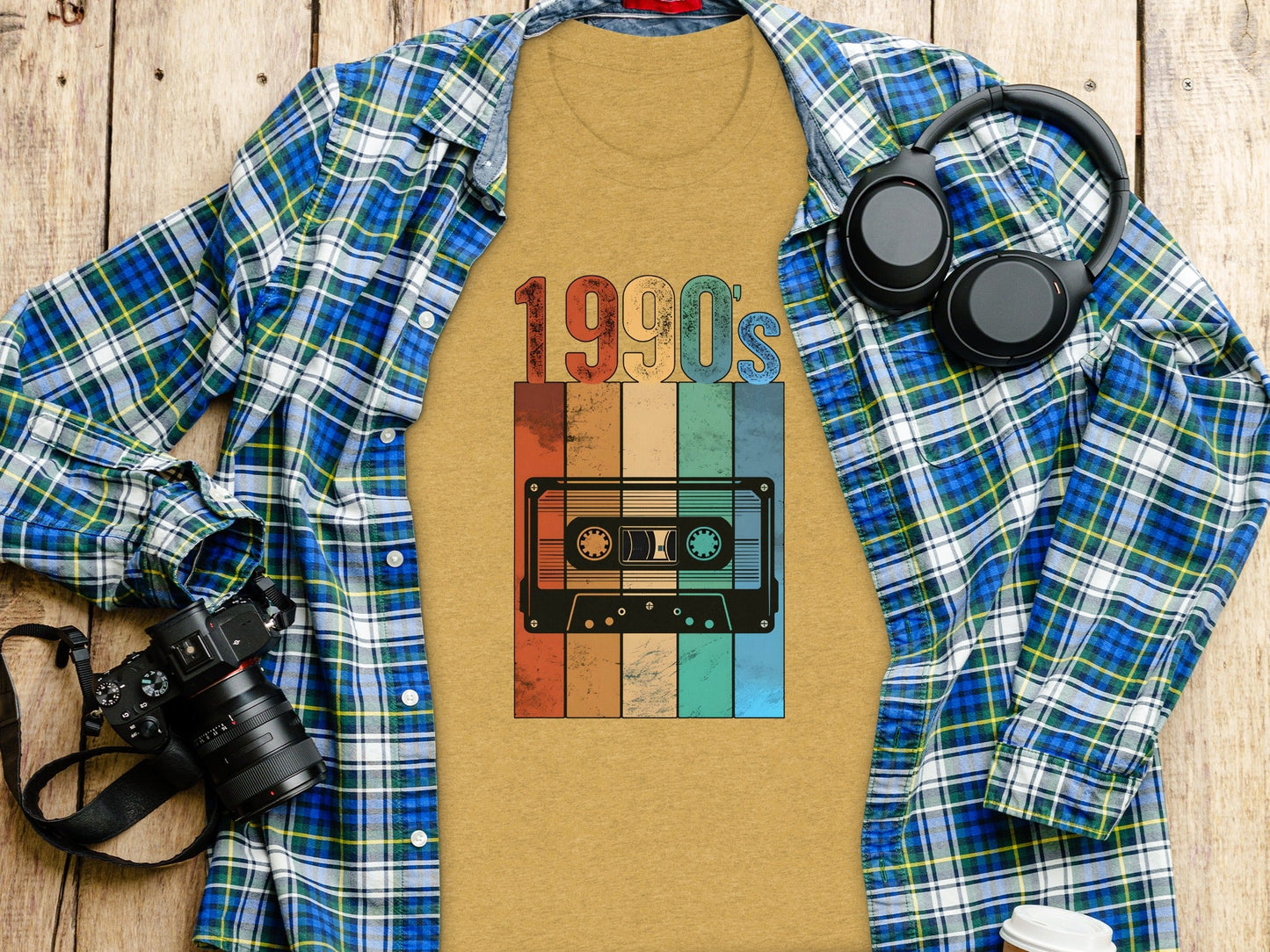 Vintage Cassette Tape with 1990s Design Retro T-Shirt