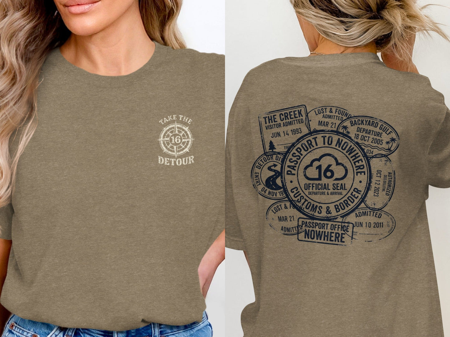 Passport to Nowhere Stamp T-Shirt