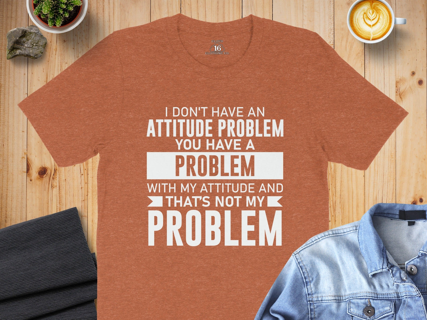 I Don't Have An Attitude Problem Funny Sarcastic T-Shirt