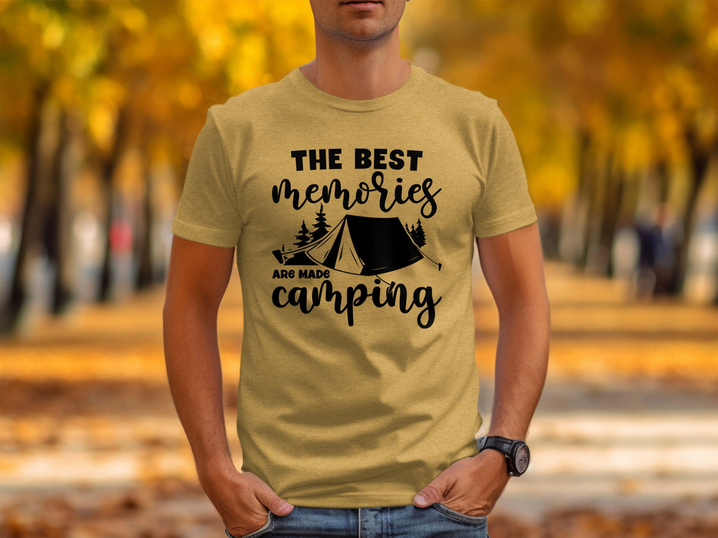 The Best Memories Are Made Camping Outdoors T-Shirt