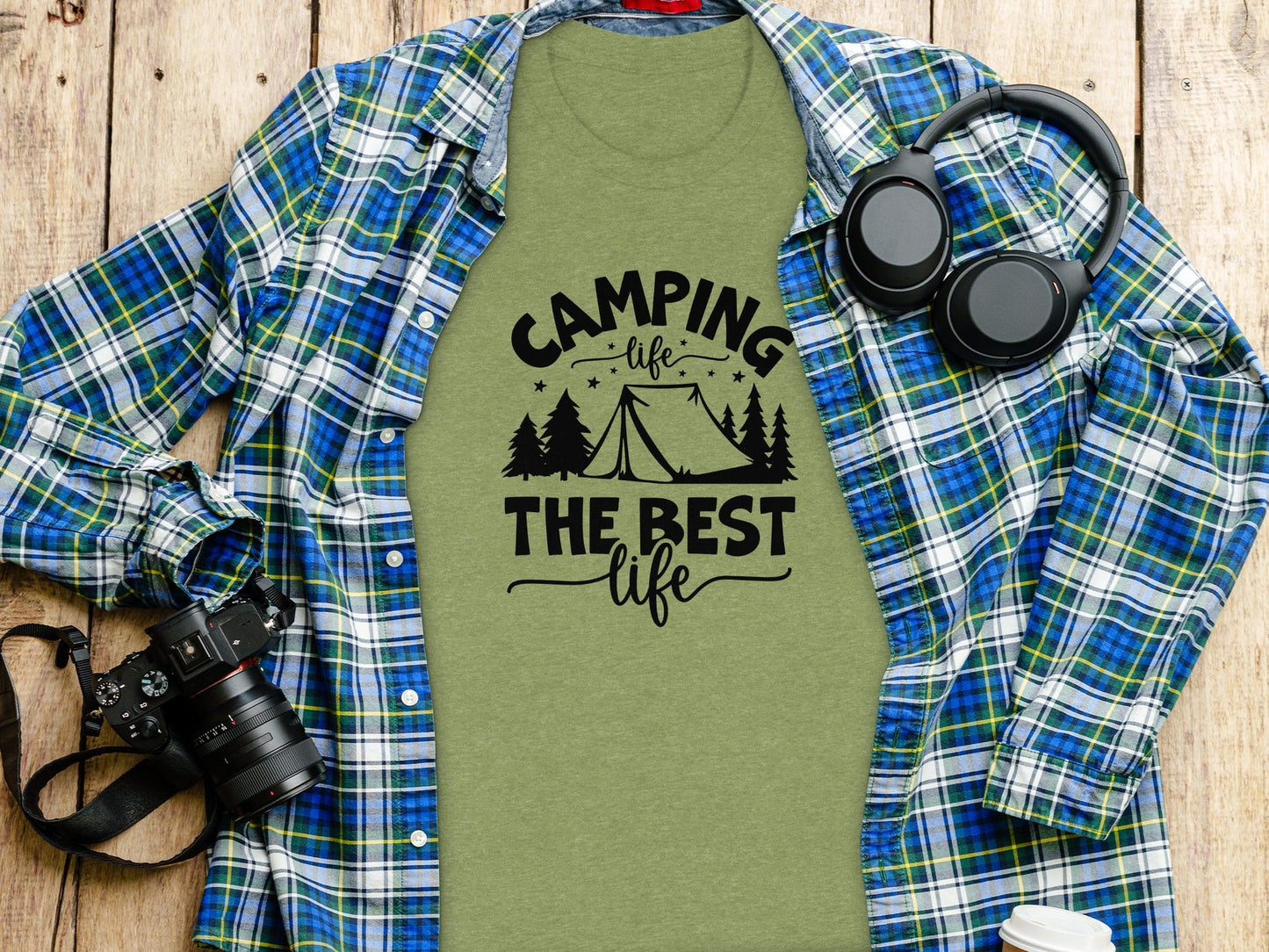Camping Life The Best Life Outdoor Adventure T-Shirt