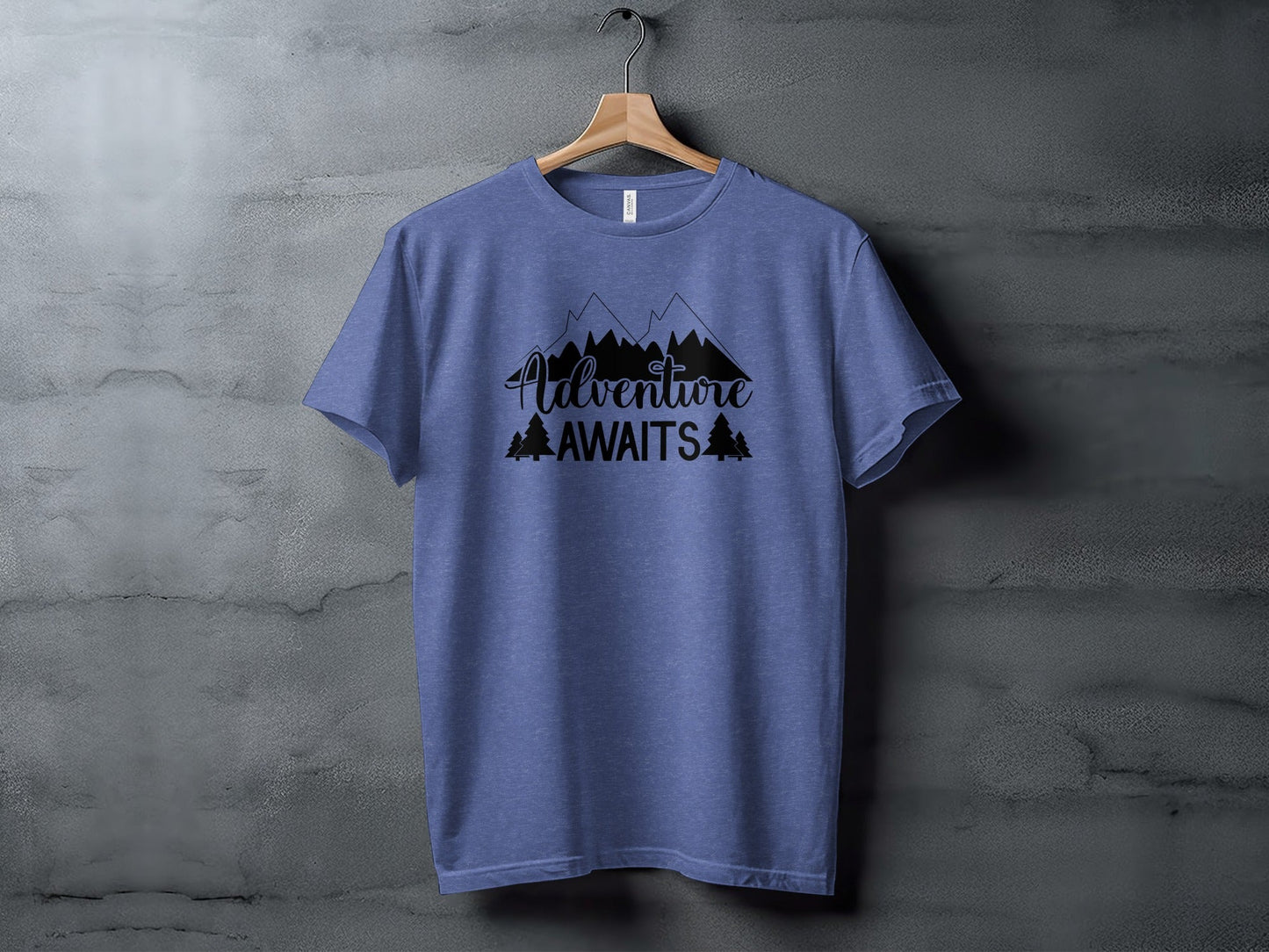Adventure Awaits Mountains Nature Lover Graphic T-Shirt