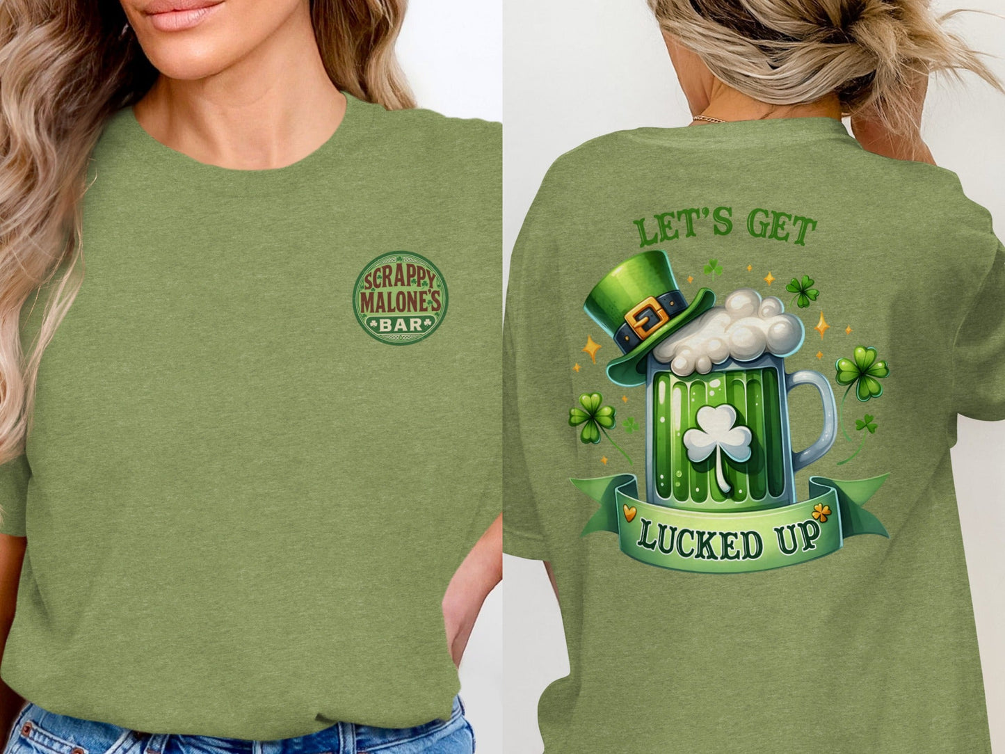 Scrappy Malone's Bar, Irish Pub, Shamrock Decor, Unique Gift, Other Products, St Patrick's Day Bar Sign, Irish Decor