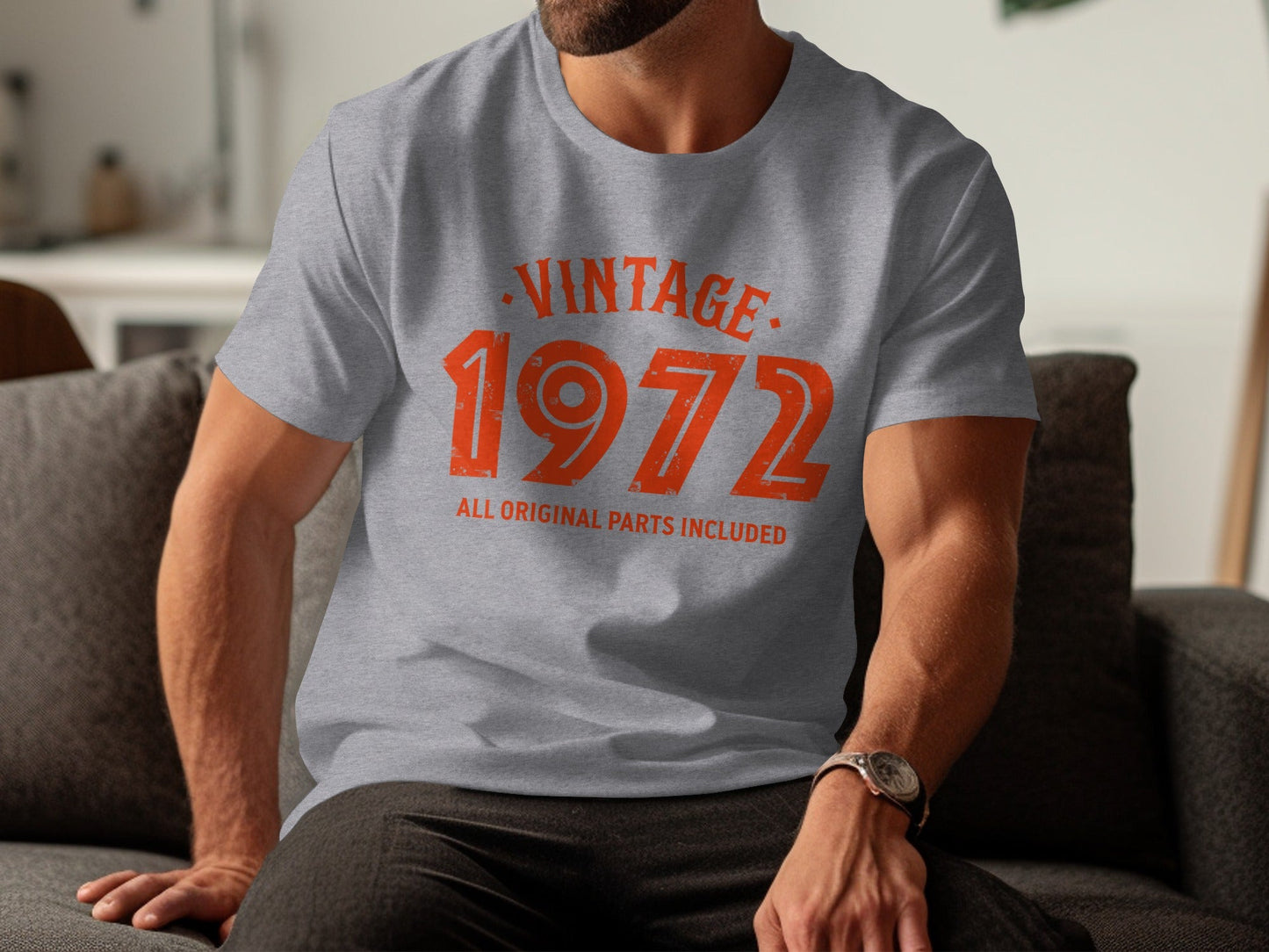 Vintage 1972 All Original Parts Included Design T-Shirt