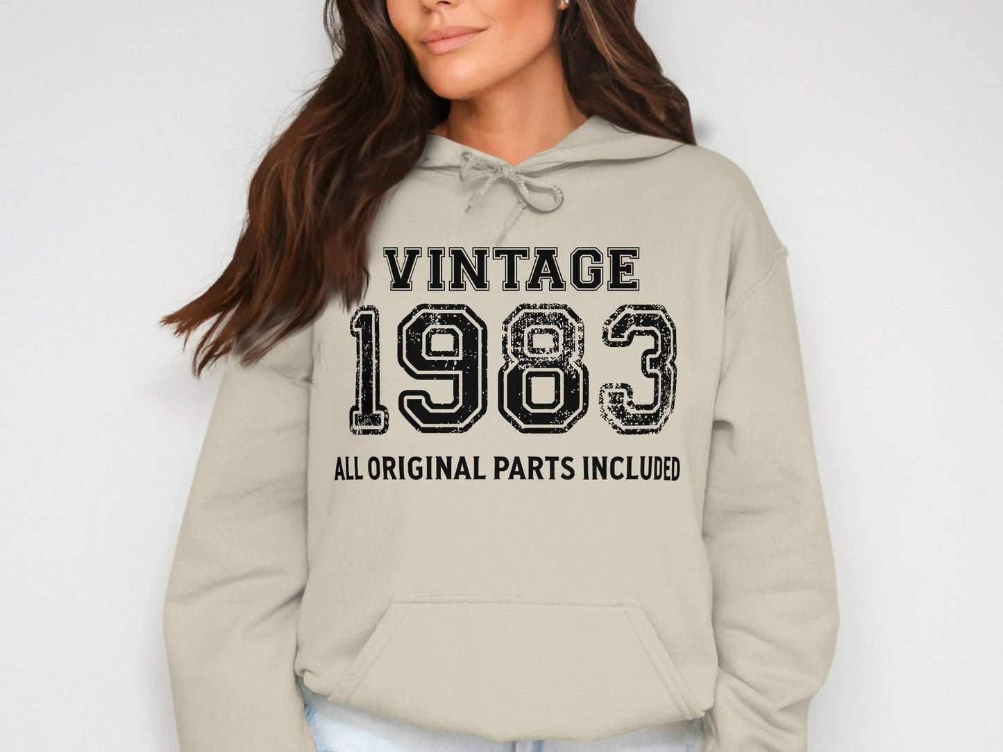 Vintage 1983 All Original Parts Included Birthday Gift Hoodie