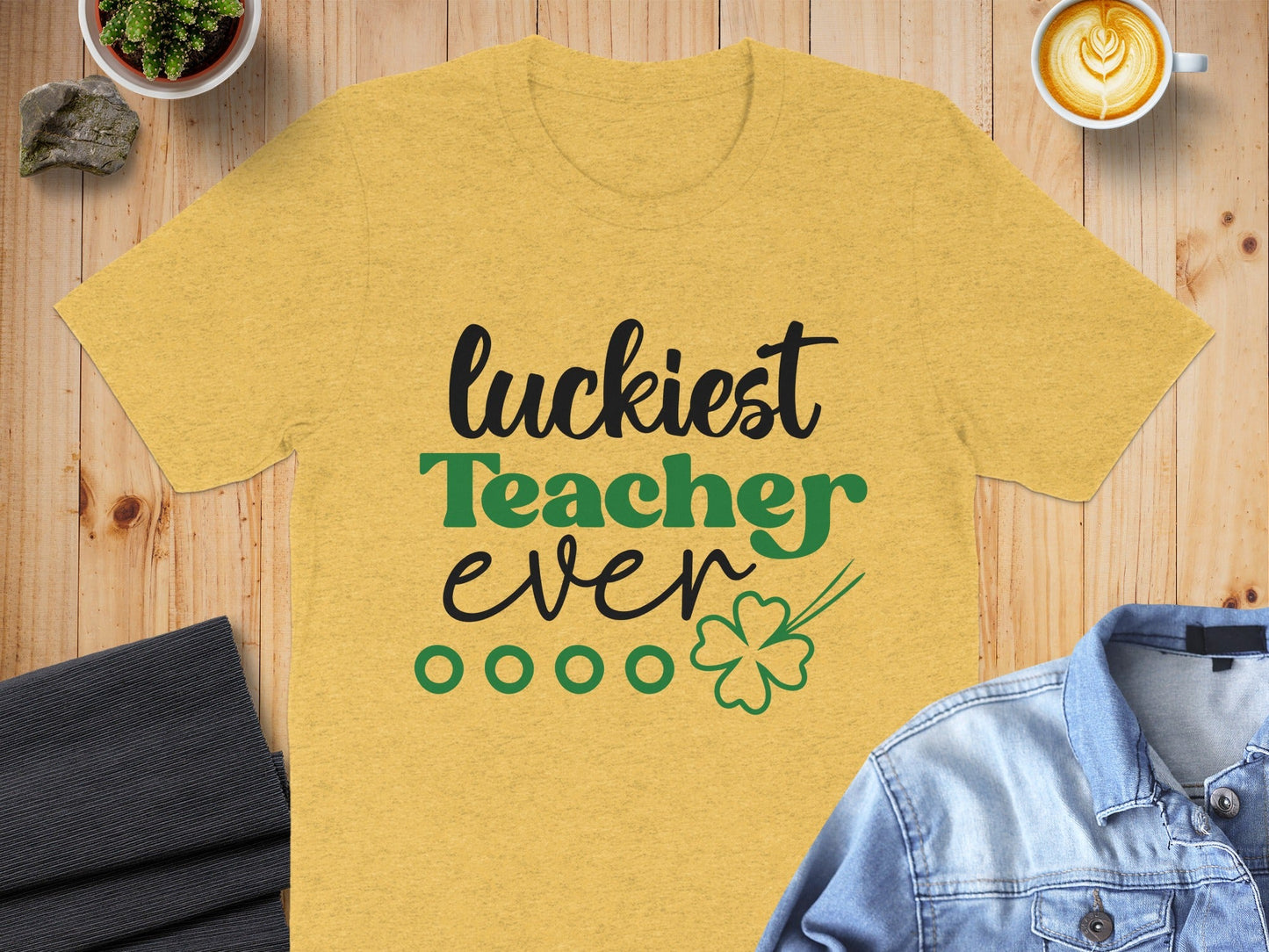 Luckiest Teacher Ever St Patricks Day Teacher T-Shirt