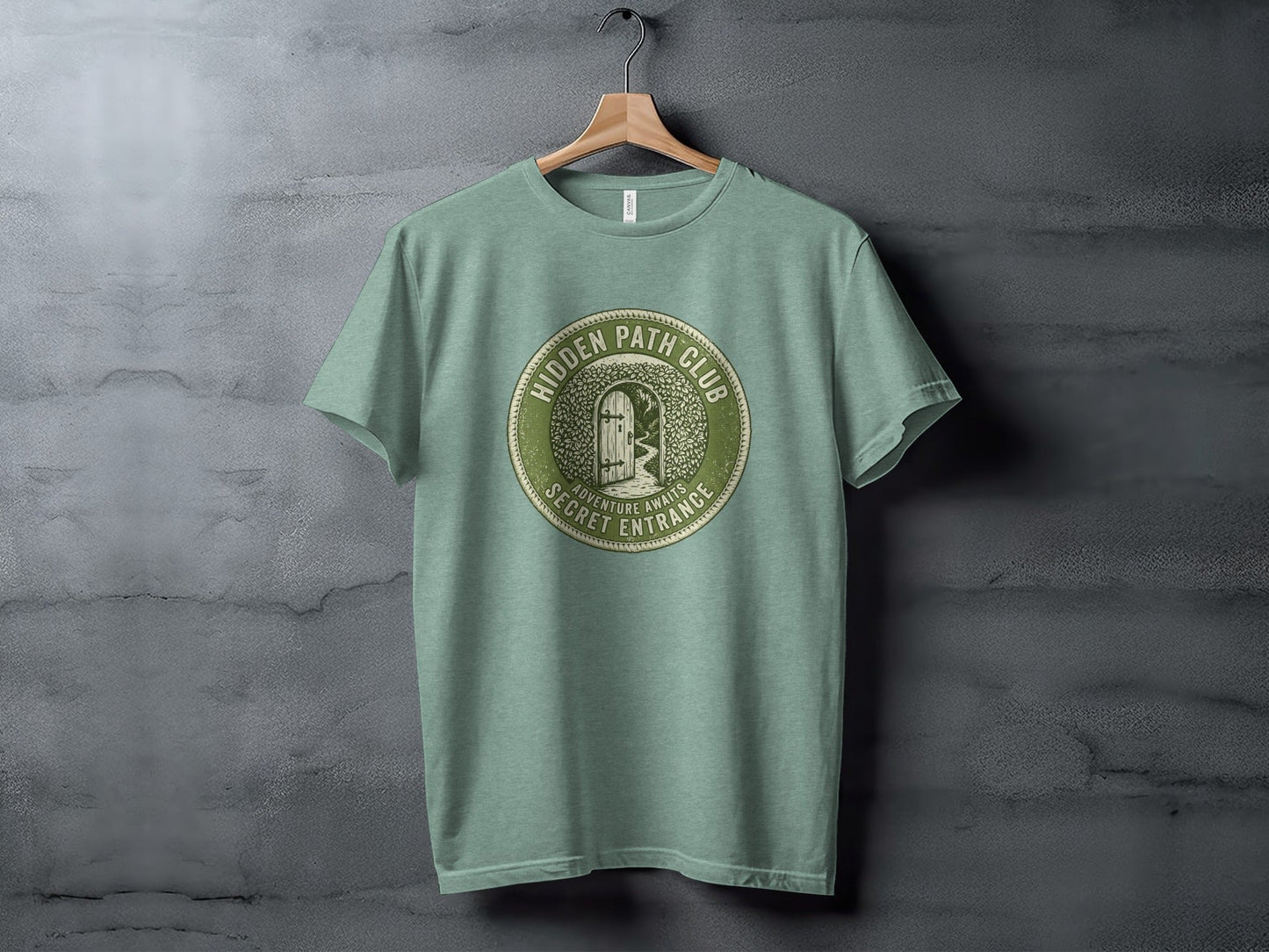 Hidden Path Club: Secret Entrance - Vintage Outdoor Apparel