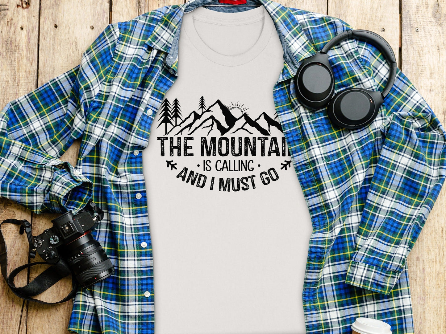 The Mountain Is Calling And I Must Go Great Outdoors T-Shirt