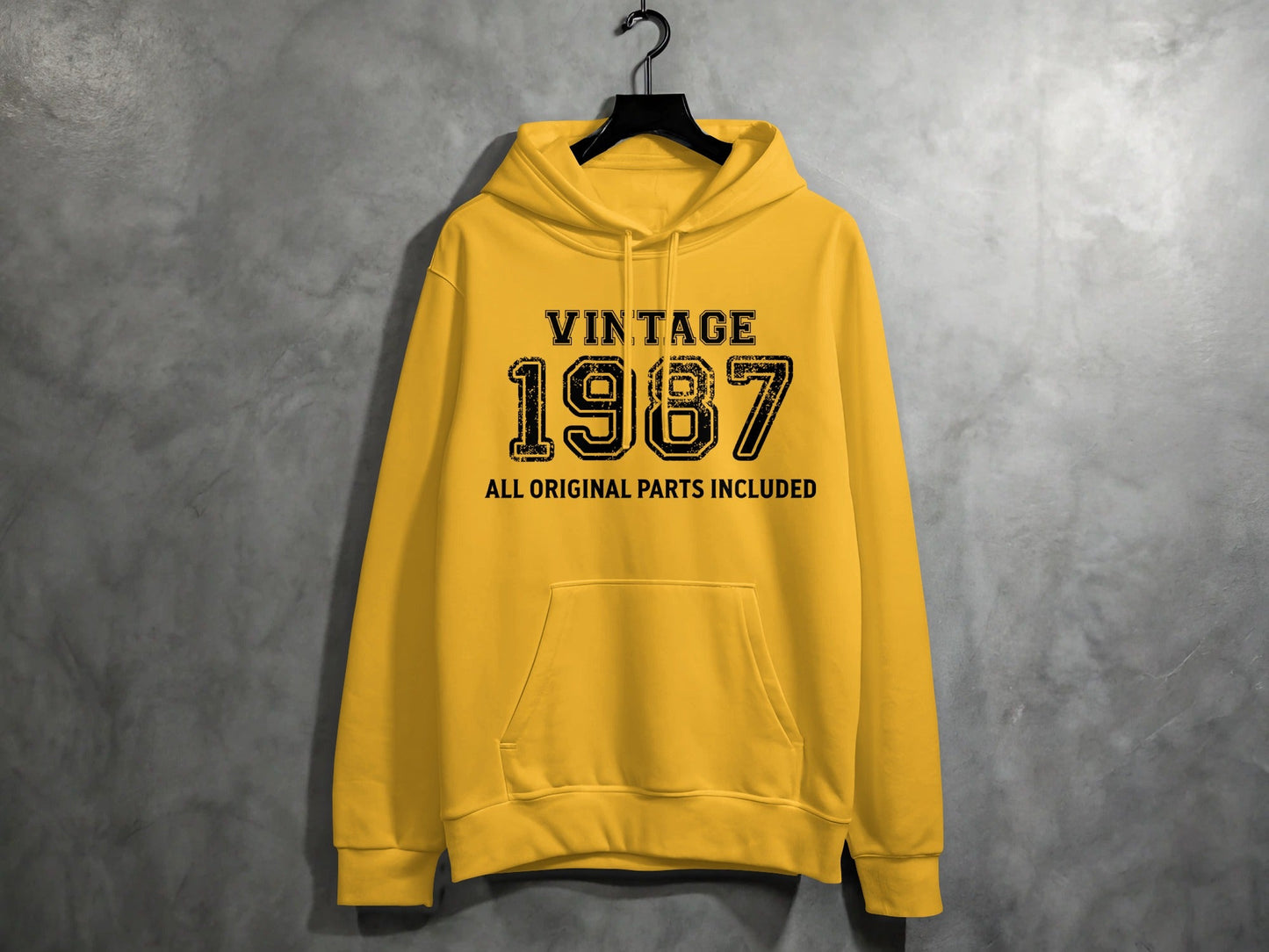 Vintage 1987 All Original Parts Included Design Hoodie