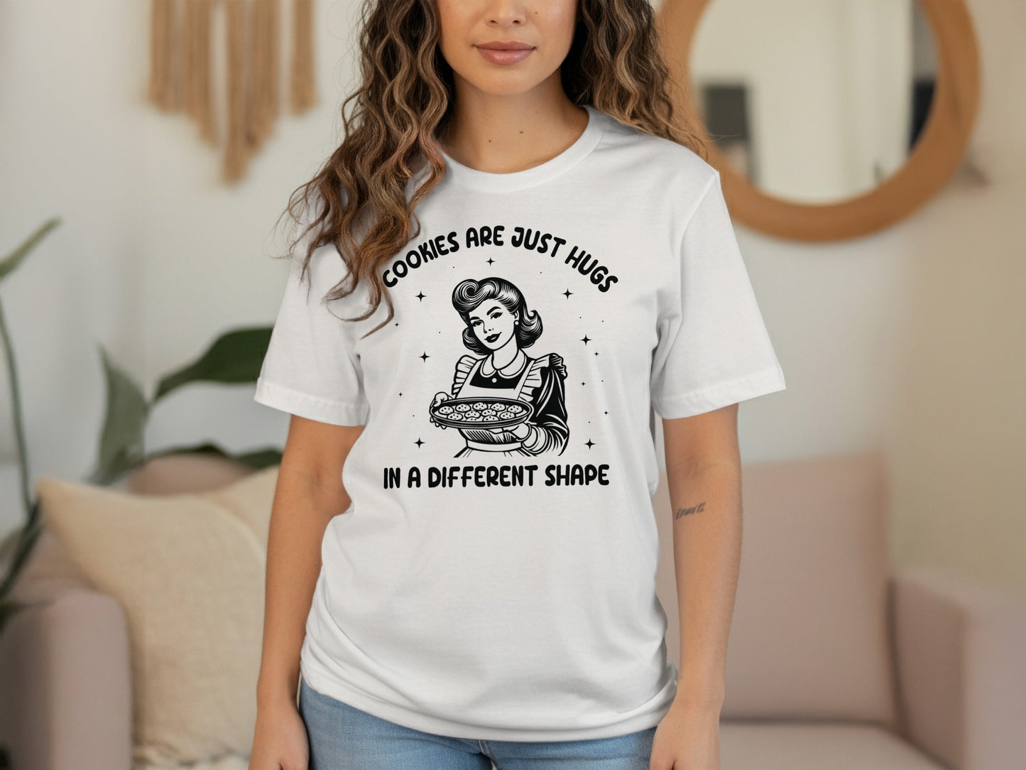 Cookies Are Just Hugs In A Different Shape Graphic T-Shirt