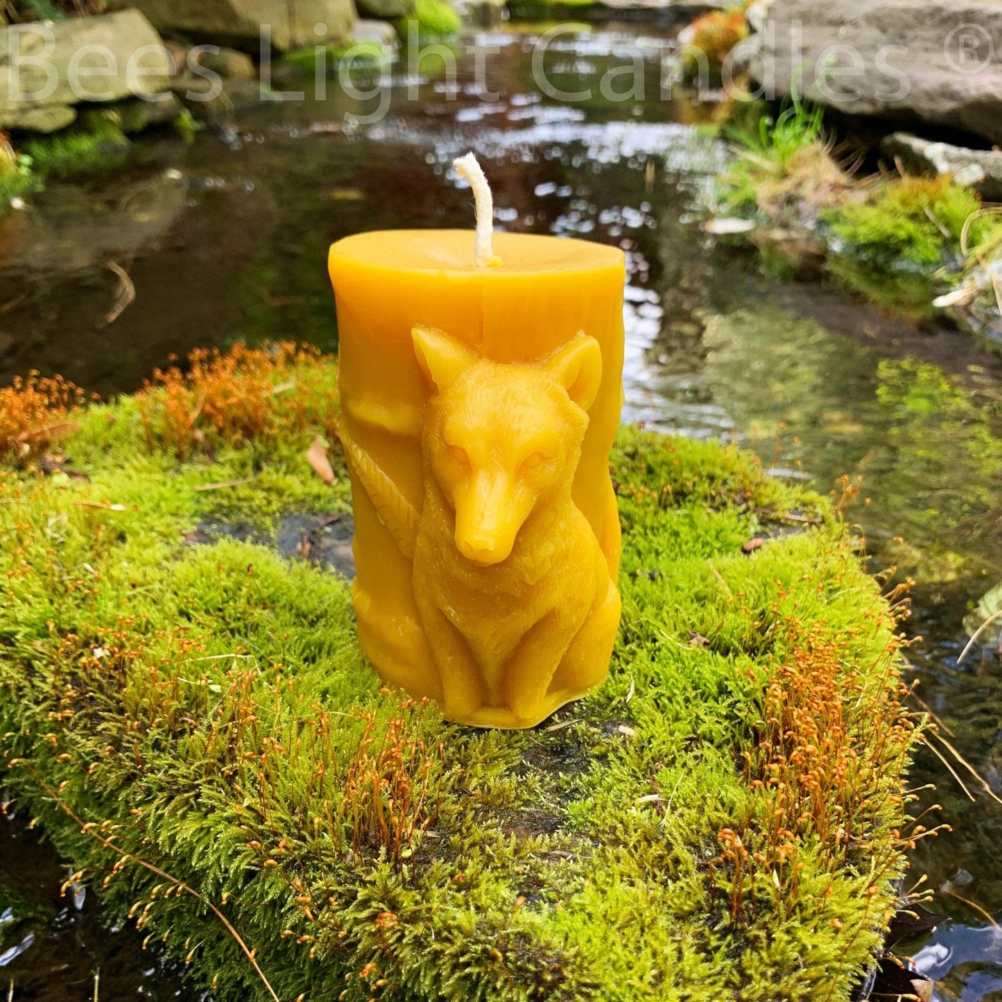 Animal Pillar Beeswax Candles