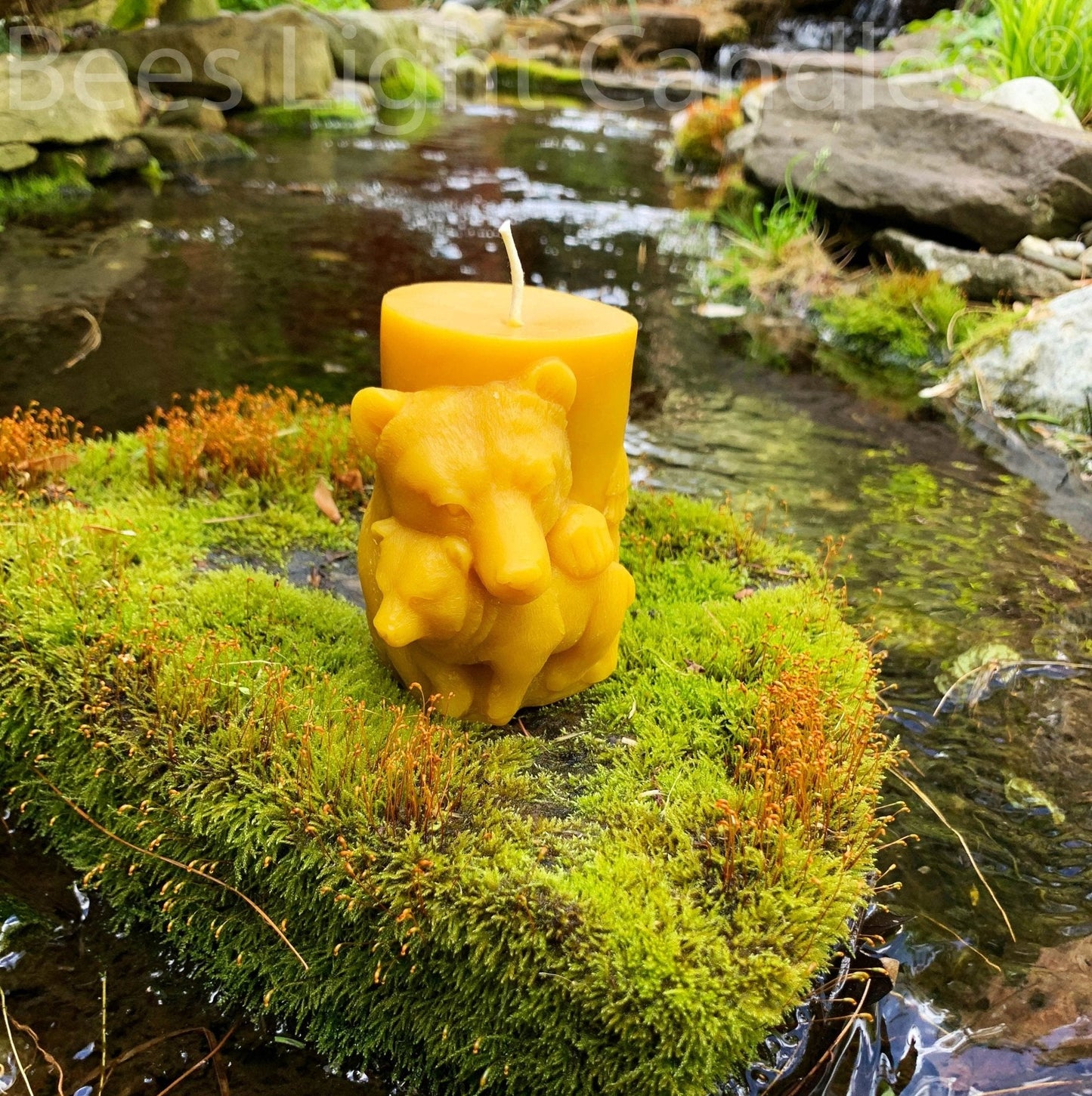 Animal Pillar Beeswax Candles
