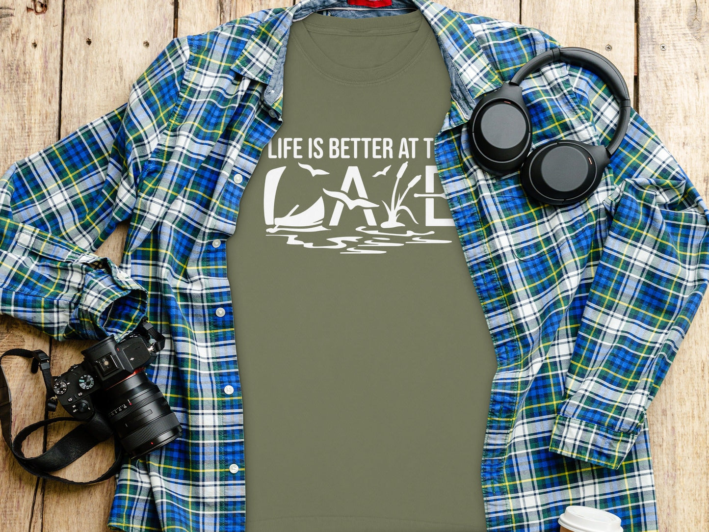 Life is Better at the Lake Outdoors Recreation Long Sleeve T-Shirt