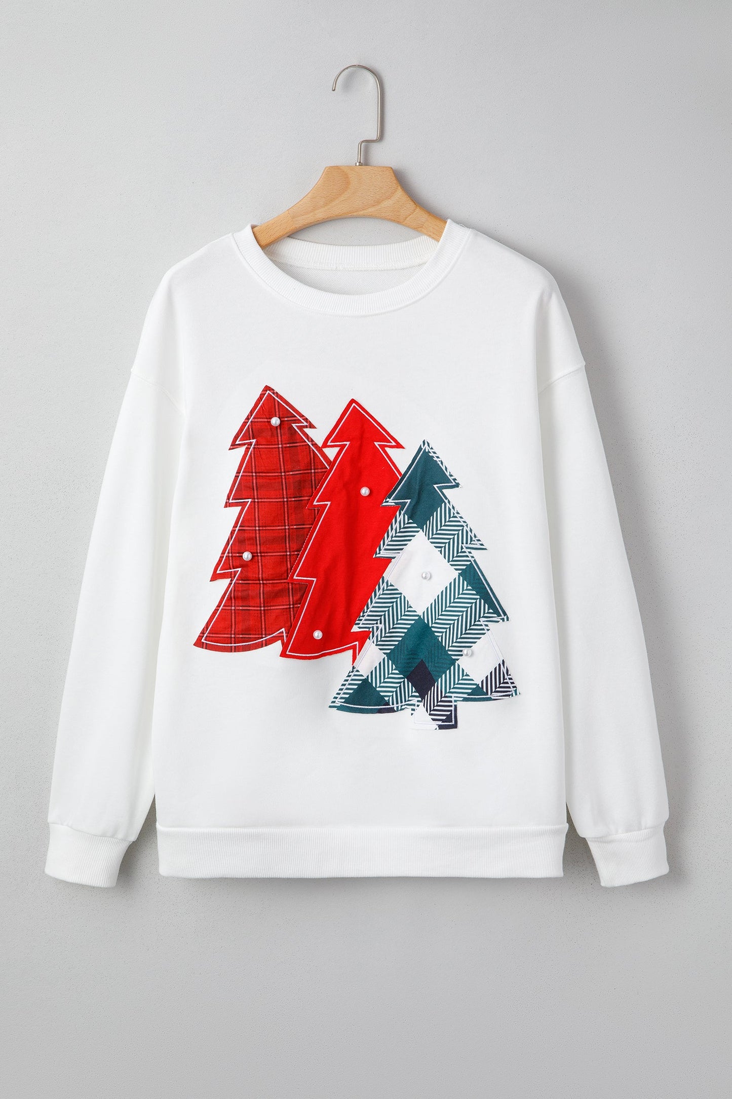 Kaitlyn Patched Drop Shoulder Sweatshirt