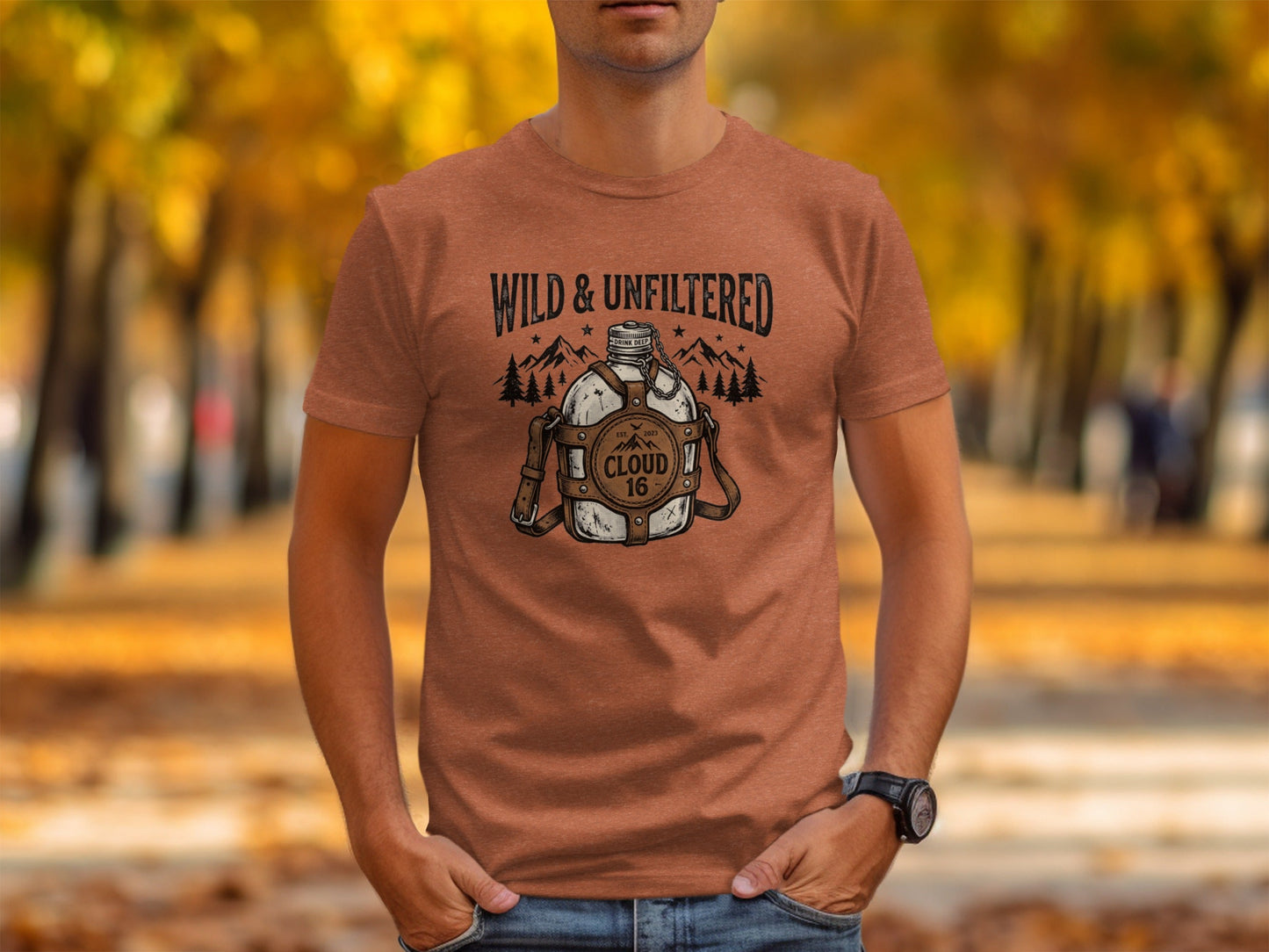Rugged Wild & Unfiltered Spirit Wilderness Shirt