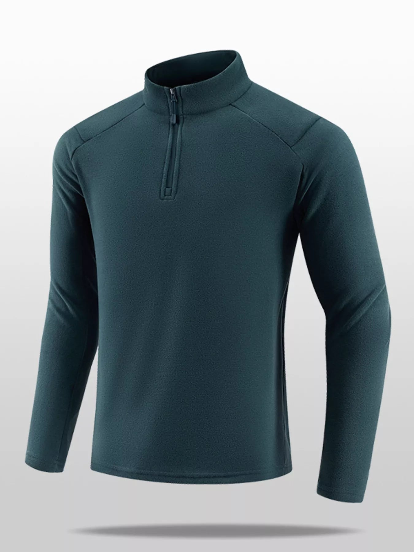 Men's Plus Size Comfortable Half-Zip Sweatshirt