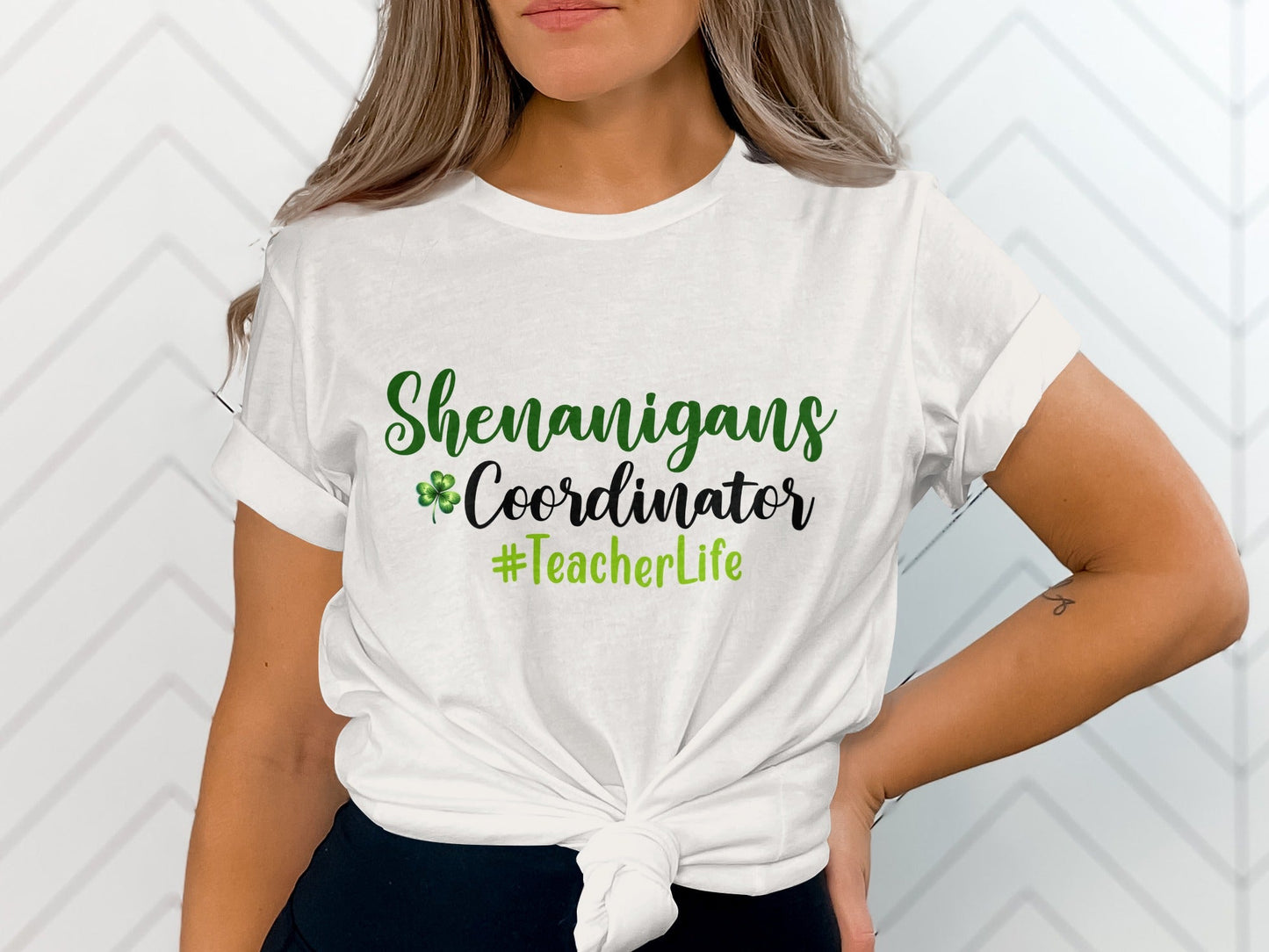 Shenanigans Coordinator Teacher Life St Patricks Day T-Shirt