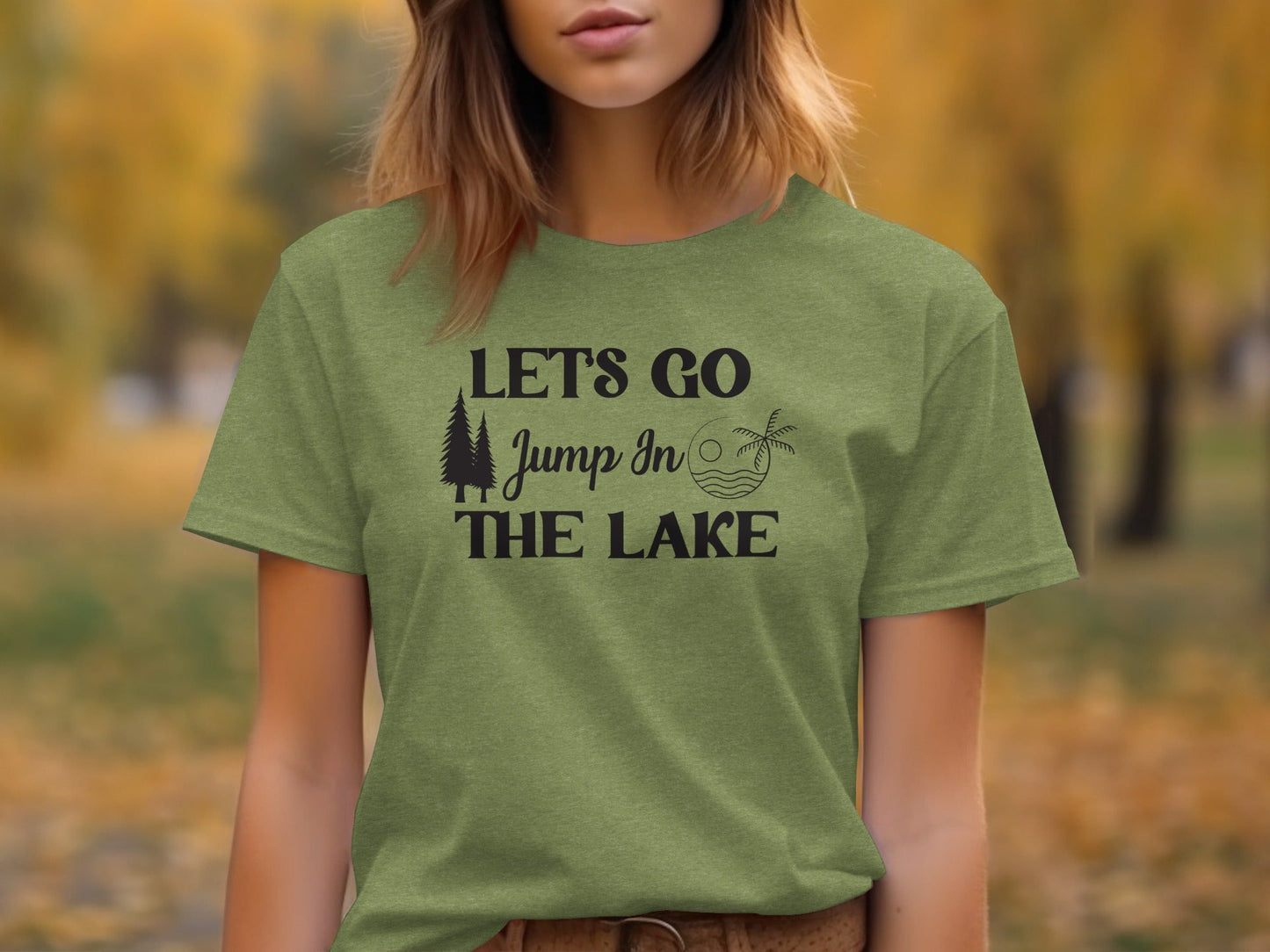 Lets Go Jump In The Lake Outdoors Adventure T-Shirt