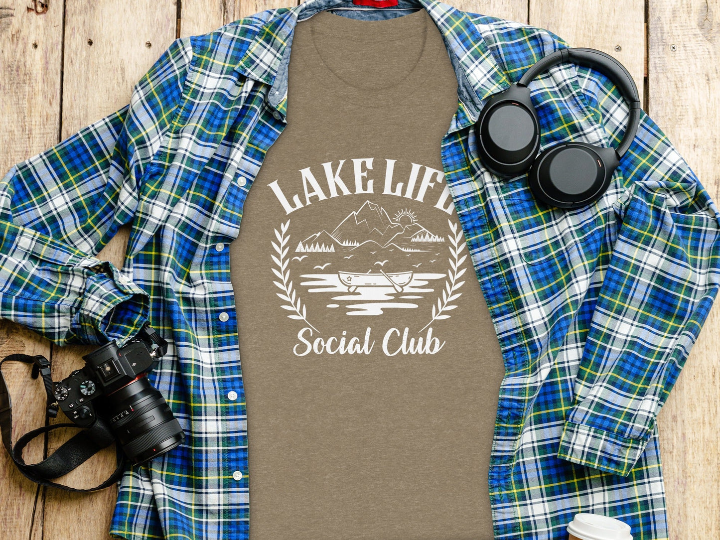 Lake Life Social Club Boating Outdoor Activity T-Shirt