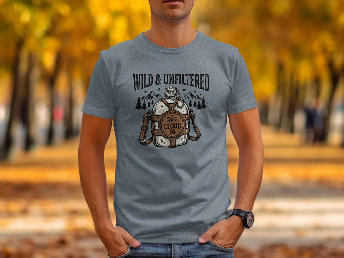 Rugged Wild & Unfiltered Spirit Wilderness Shirt