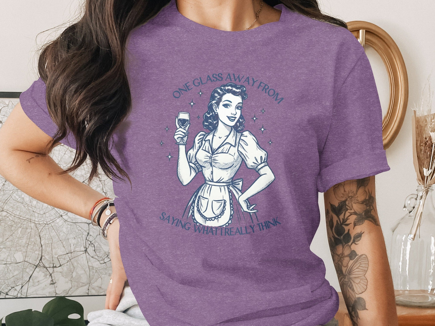 One Glass Away From Saying What I Really Think T-Shirt
