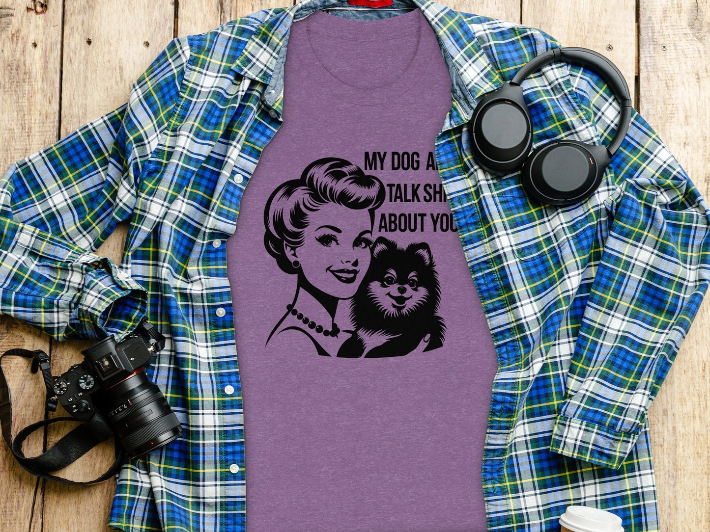 My Dog And I Talk Shit About You Illustrated T-Shirt