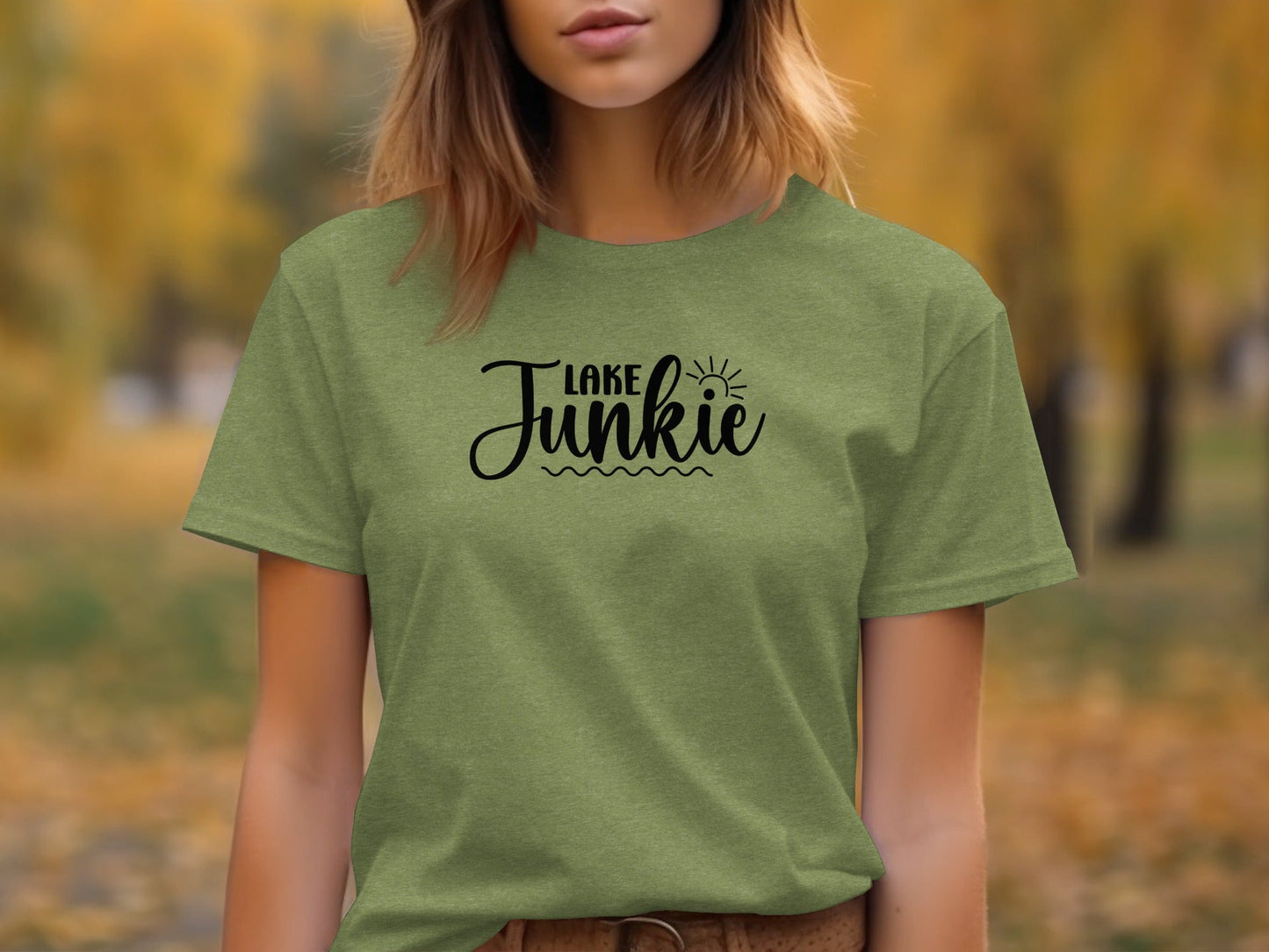 Lake Junkie Graphic for Lovers of Water Activities T-Shirt