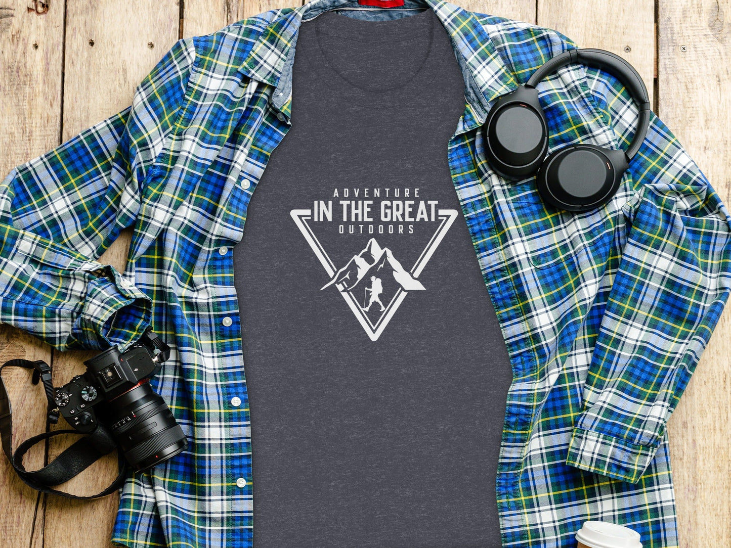 Adventure In The Great Outdoors Mountains T-Shirt