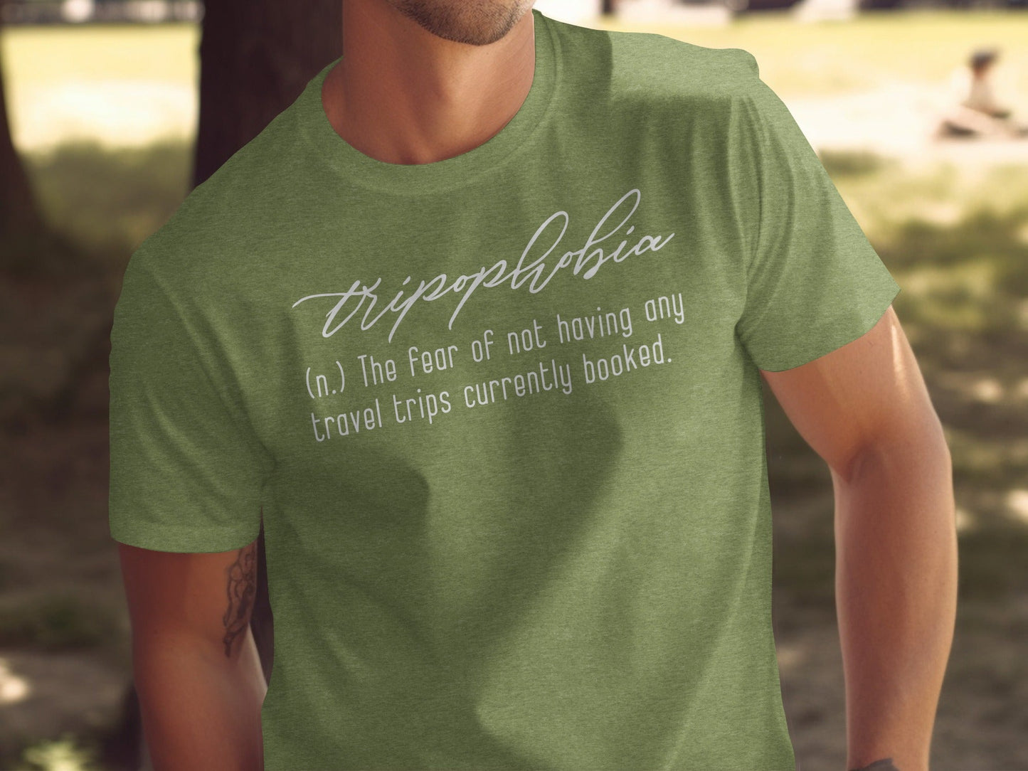 Tripophobia Definition The Fear Of Travel Trips T-Shirt