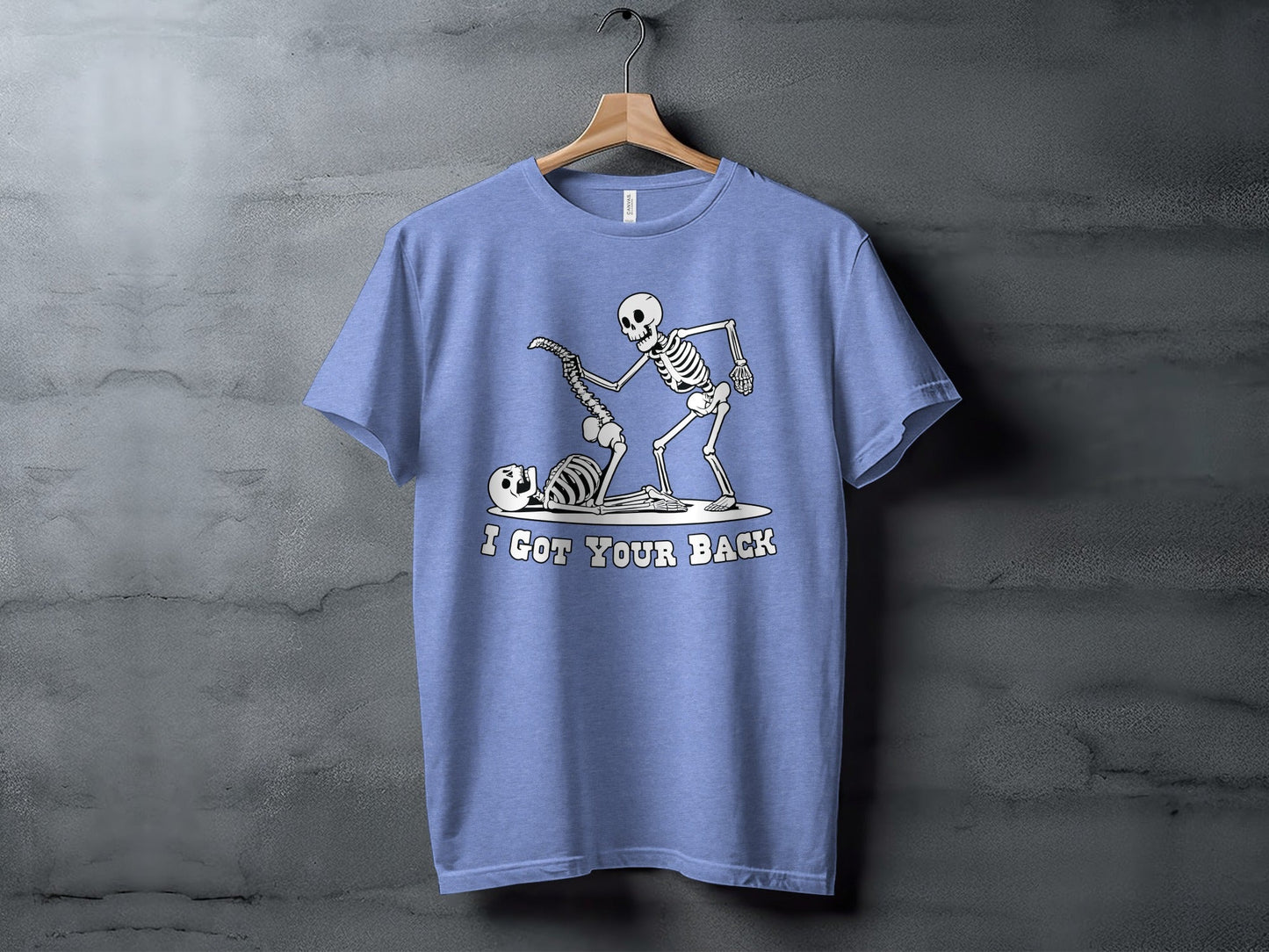 I Got Your Back Skeletons Funny Anatomy Joke Design T-Shirt