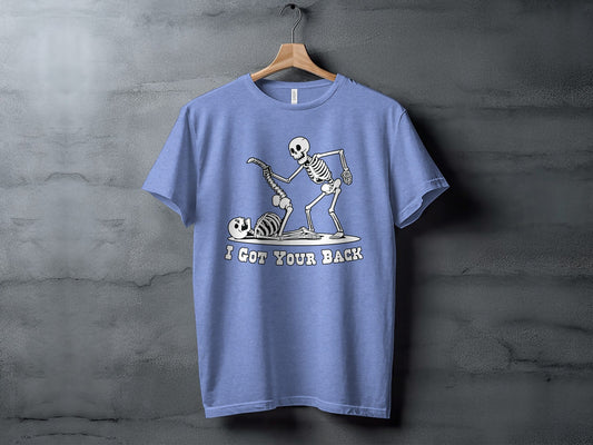 I Got Your Back Skeletons Funny Anatomy Joke Design T-Shirt