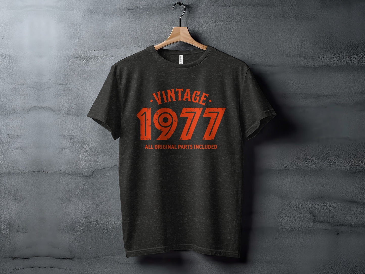 Vintage 1977 All Original Parts Included Design T-Shirt