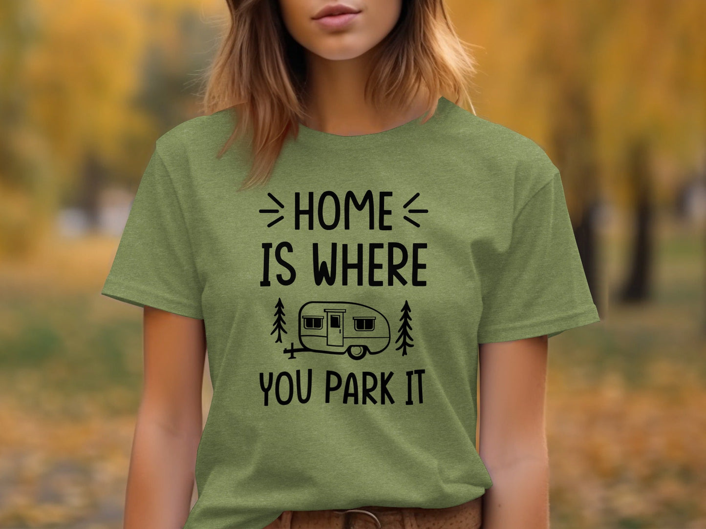 Home Is Where You Park It Camping Adventure T-Shirt