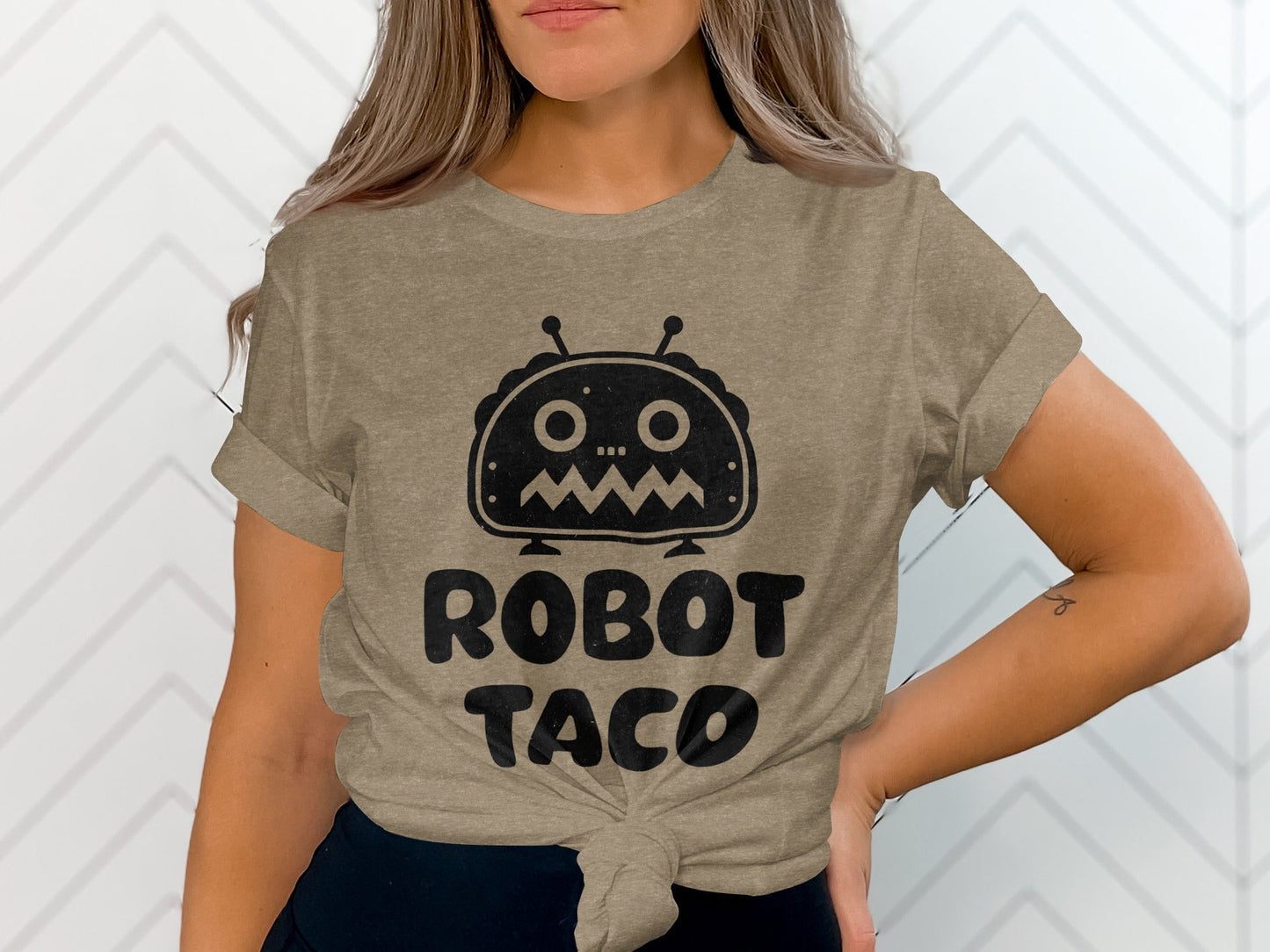 Robot Taco Delicious Digital Design for Food Lovers T-Shirt