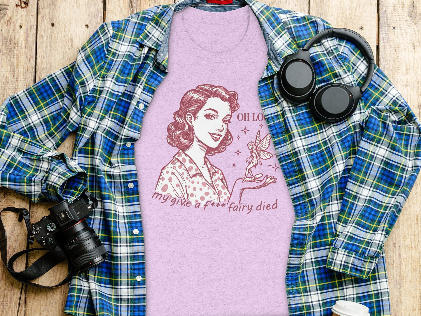 My Give A F Fairy Died Funny Attitude Graphic T-Shirt